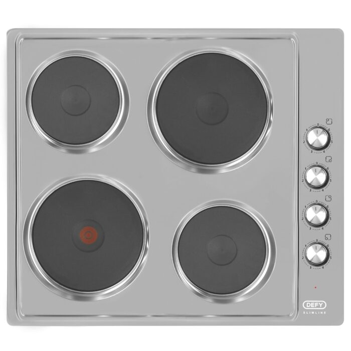 Defy 4 Plate Solid Hob Stainless Steel