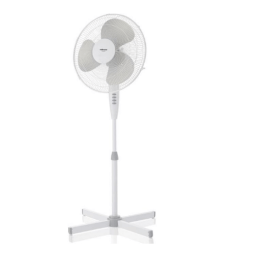 Mellerware Fan 3 Speed Pedestal Plastic Wt 40cm 50W "Breeze"