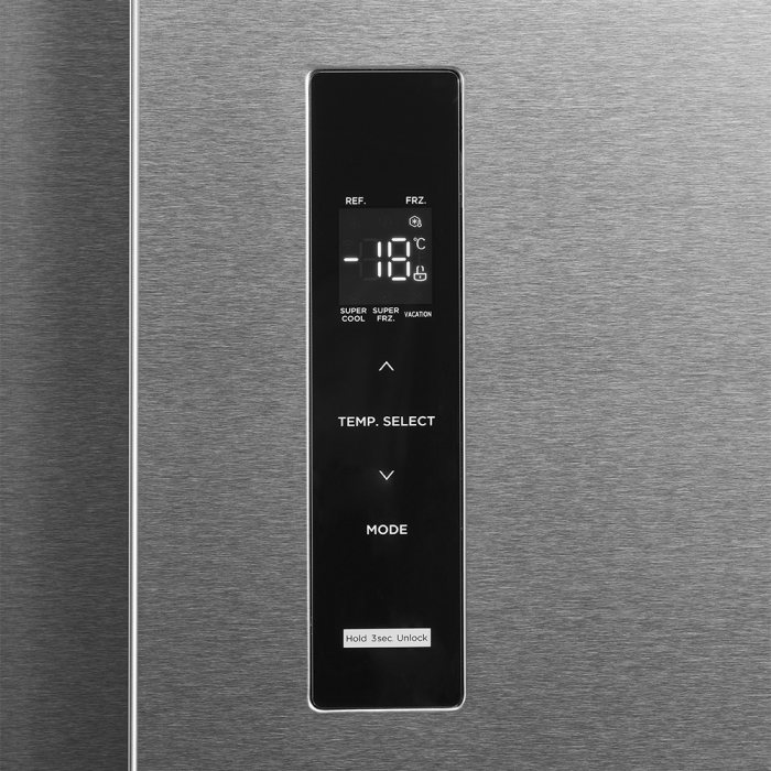 Midea 513L Inverter Side by Side Fridge (Stainless-Steel) - HC-689WEN(ESN)-S - Image 4