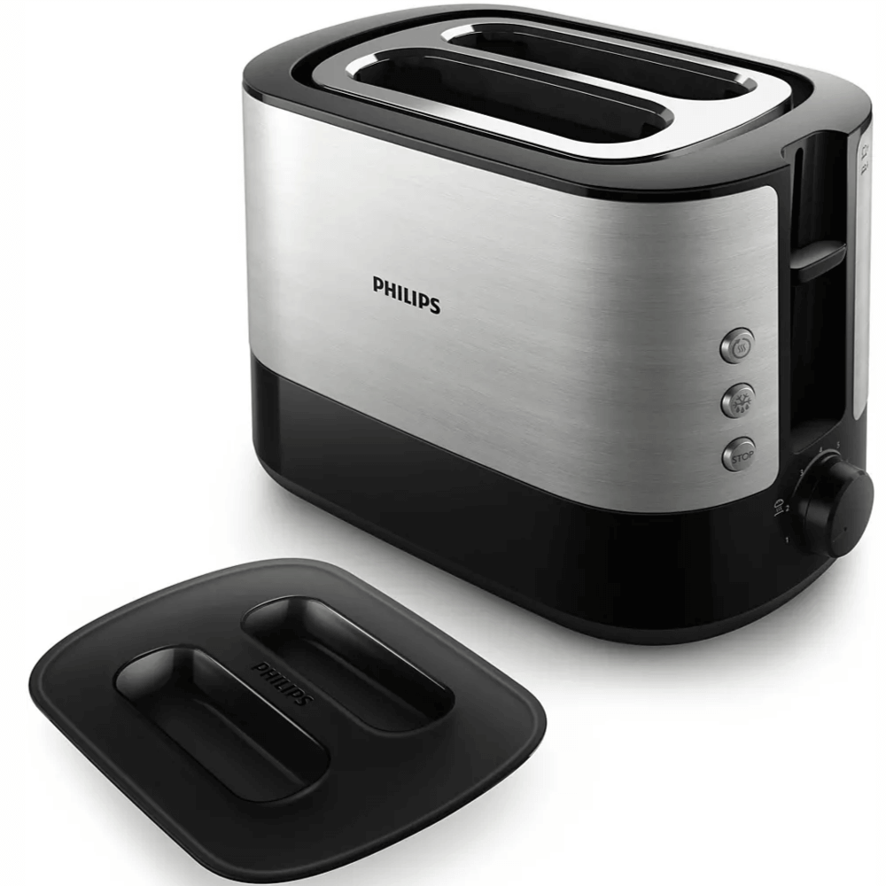 Philips Viva 2 Slots Toaster - Black | Bargains | Shop Online