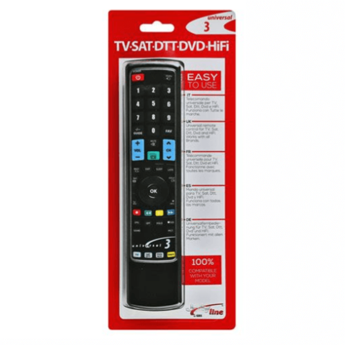 Jolly Line Universal Remote For 3 Devices
