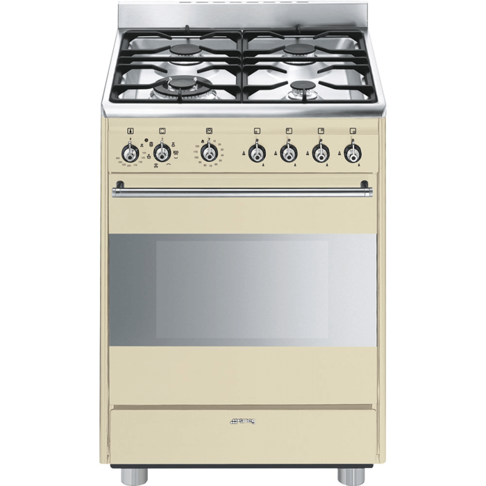 Smeg SSA60MP9 60cm Gas/Electric Concert Cooker Cream