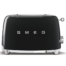 Smeg 2 Slice Toaster Black