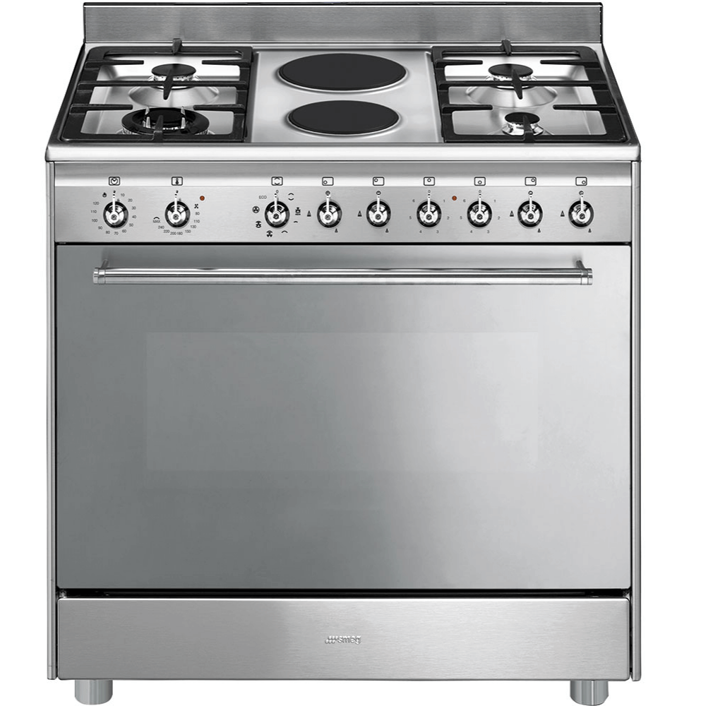 smeg-90cm-gas-electric-cooker-stainless-steel-4-gas-and-2-solid