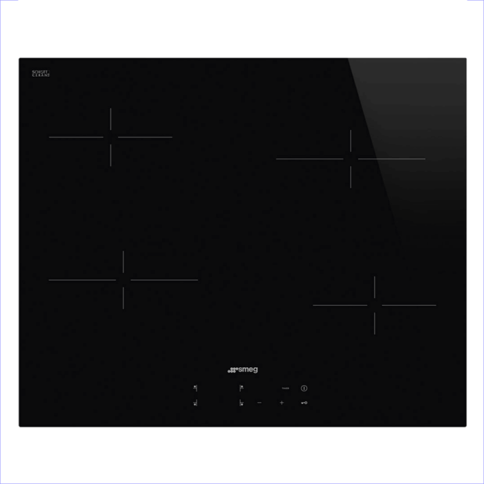 Smeg 60cm Ceramic Hob 4 Zone Straight Edge SE264TD