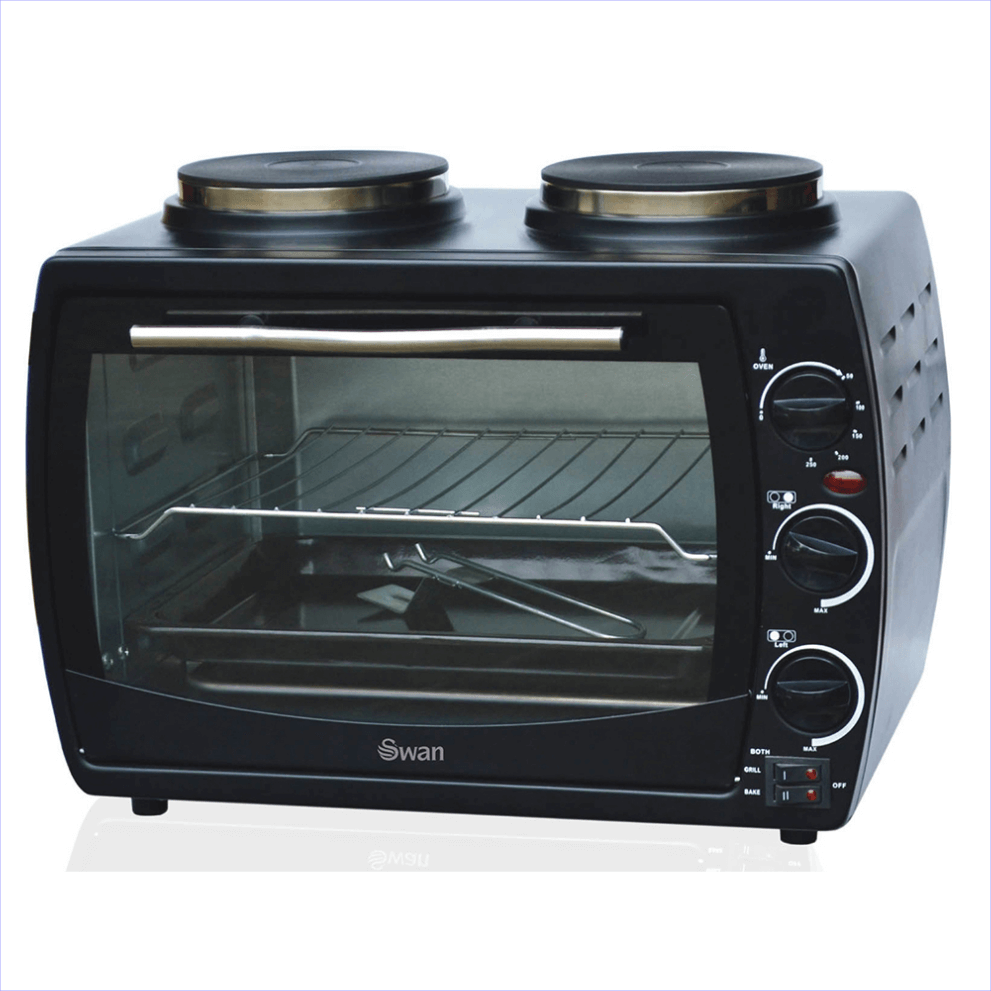 Swan 22 Litre Compact Oven plus 2 Solid Hotplates