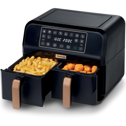 Kenwood - 8L kHealthy Dual Air Fryer - HFP70.000BK