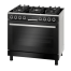 Bosch Series 8 Gas range cooker Black