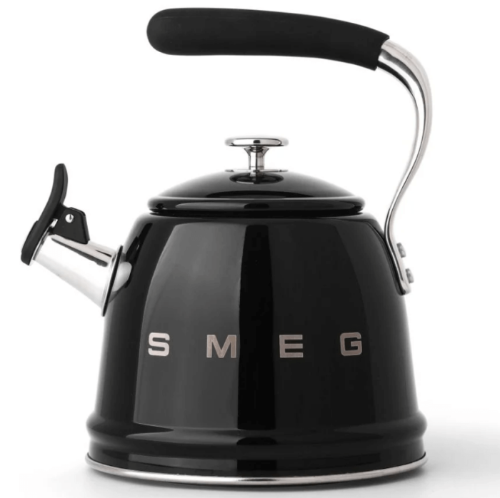 Smeg Whistling Kettle (Black)