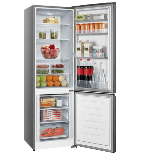 Hisense H370BIT 264L Titanium Inox Combi Fridge