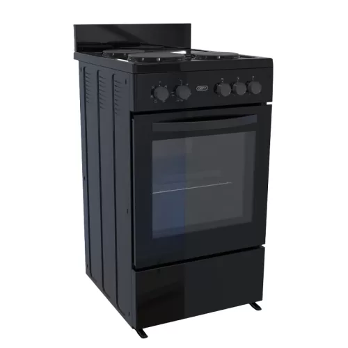 Defy 3 Plate Compact Stove Black DSS553 Front