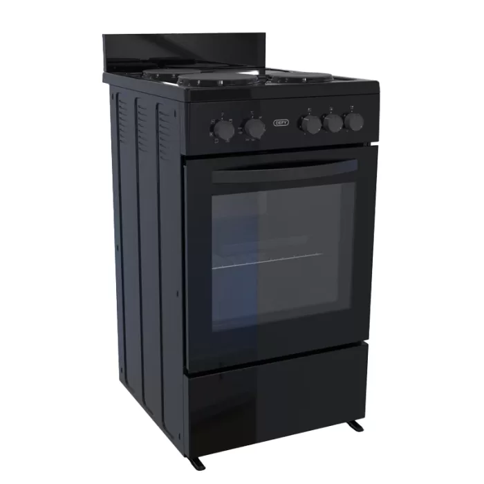 Defy 3 Plate Compact Stove Black DSS553 Front