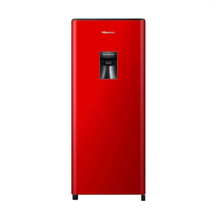 Hisense-Red-One-Door-Refrigerator-With-Water-Dispenser-H235RRE-WD Front