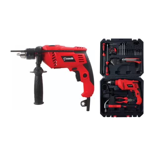 Casals Drill Impact Red 50pc Accessory 13mm 600W ID600REP