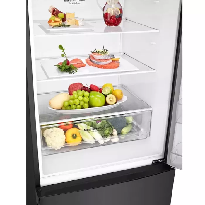 LG 446L Combi Fridge Black Inverter GC-F569NQHM.AMCQESA