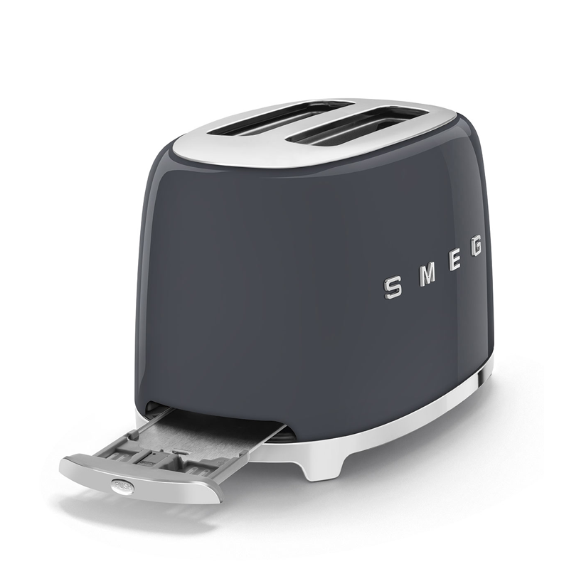 Smeg Slate Grey 2 Slice Toaster TSF01GRSA