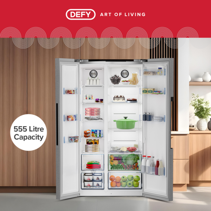 Defy Side by Side Fridge WD DFF547 - Image 5