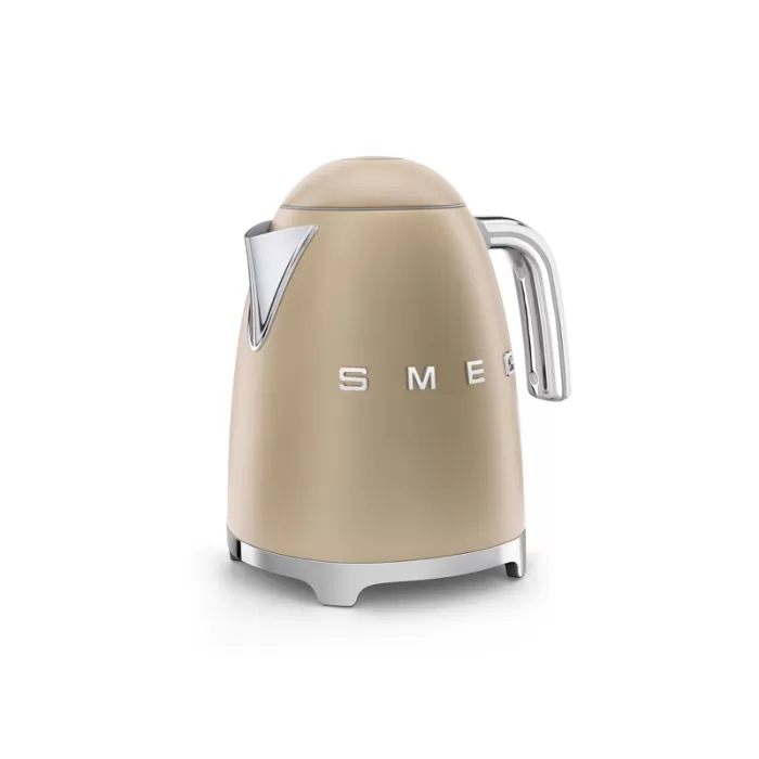 Smeg 1.7L Matte Champagne Retro Cordless Kettle KLF03CHMSA