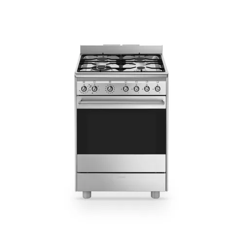 Smeg 600 Stainless Steel Stove Gas Electric SSA60MX2