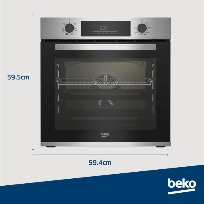 Beko 60cm Built-In Oven BBIE12300X - Image 2