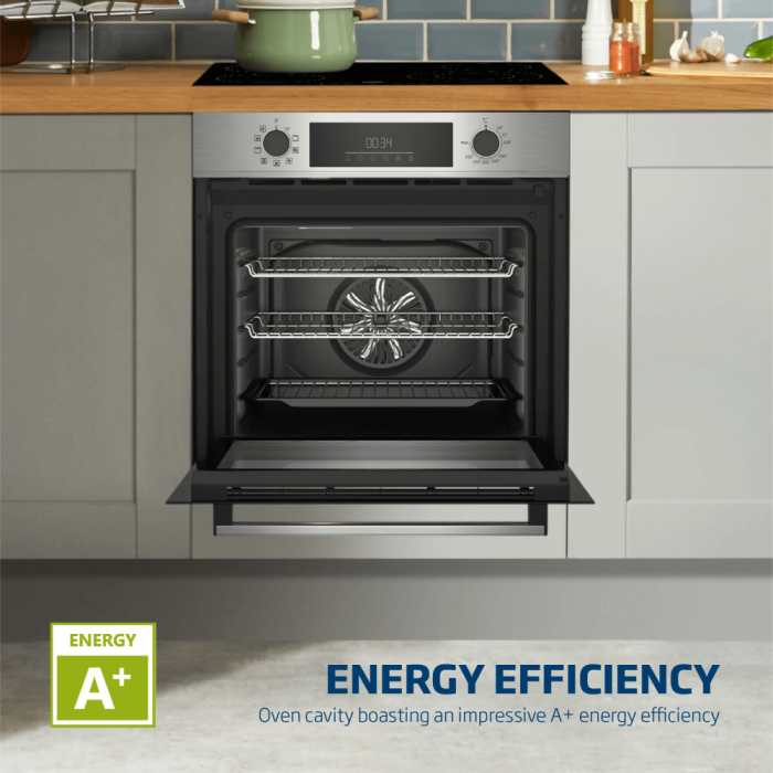 Beko 60cm Built-In Oven BBIE12300X - Image 3