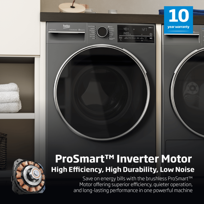 Beko Washer/Dryer 10kg/6kg BWD200 - Image 7