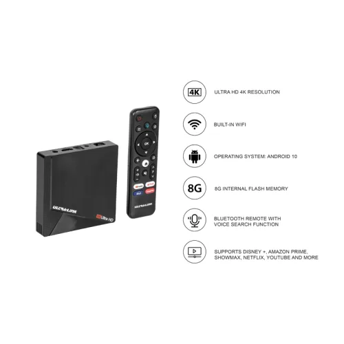 ULTRA LINK SMART HOME-TV BOXES 2+8G+Bluetooth remote control UL-AGB