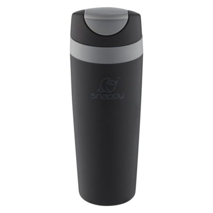 Snappy Double Wall Plastic Tumbler 473ml Charcoal SN-DW400B