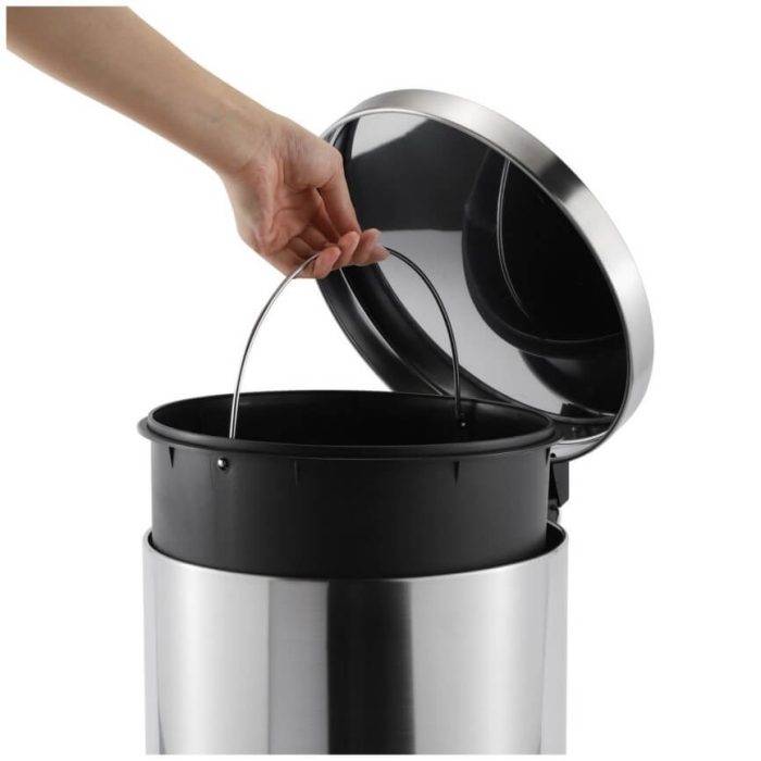 Casa Roma 30L Stainless Steel Pedal Bin KB7035-30LS - Image 4
