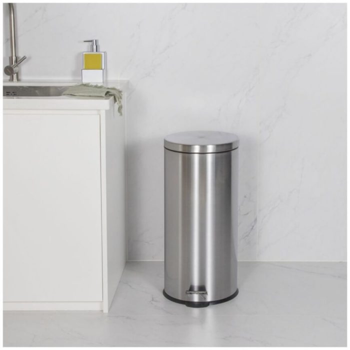 Casa Roma 30L Stainless Steel Pedal Bin KB7035-30LS - Image 3