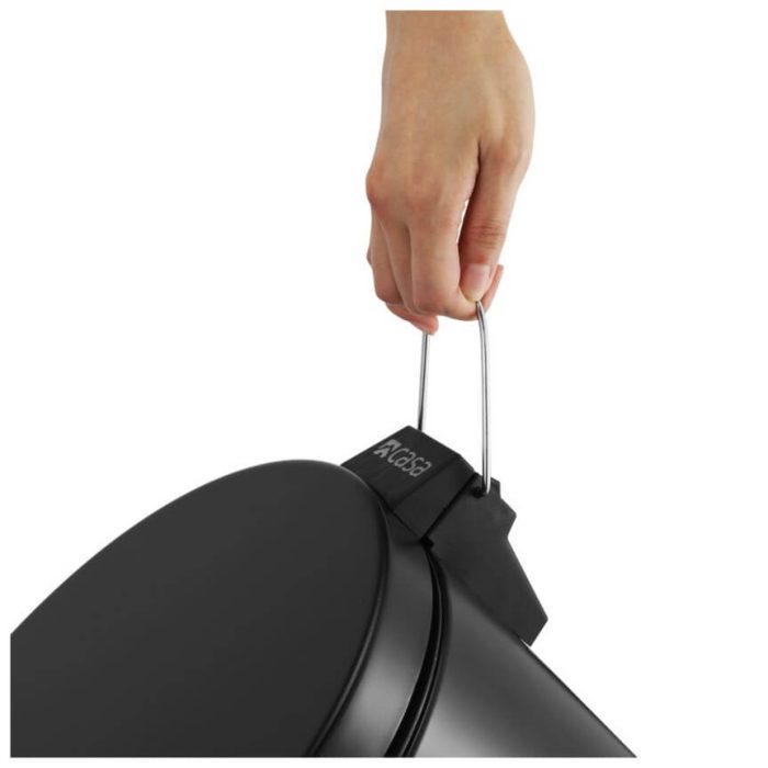 Casa Roma 30L Steel Pedal Bin Black Matte KB7035-30LB - Image 5