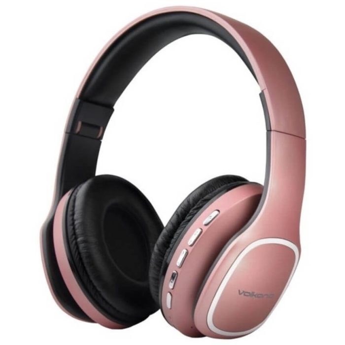 Volkano Phonic Series Bluetooth full size headphones rose VK-2002-GD