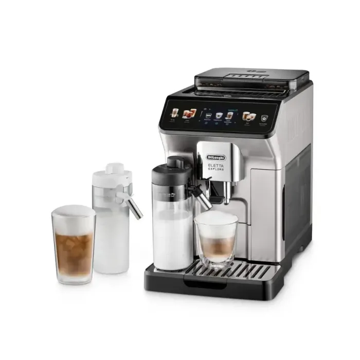 Delonghi Eletta Explore Hot & Cold Bean to Cup Coffee Machine ECAM450.65.S