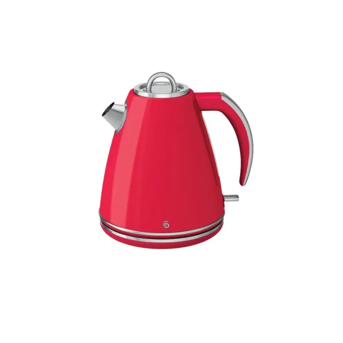 Swan 1.5L Cordless Retro Kettle Red SRK15R