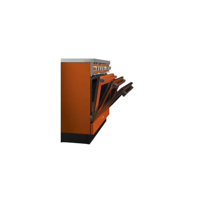 Smeg Portofino 90cm Cooker Orange CPF9GMOR - Image 2
