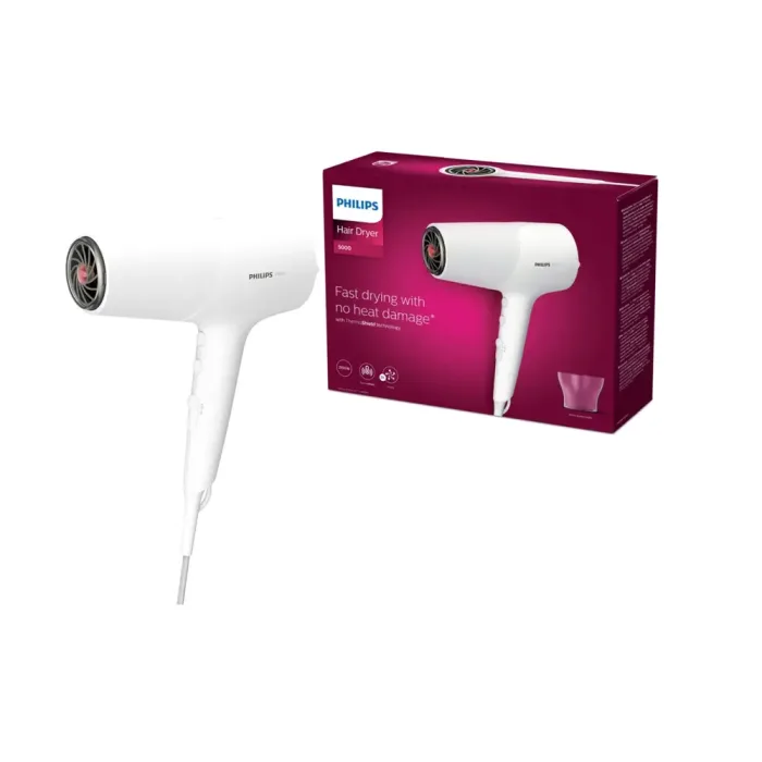 Philips 5000 Series Hair Dryer BHD500/00 - Image 2