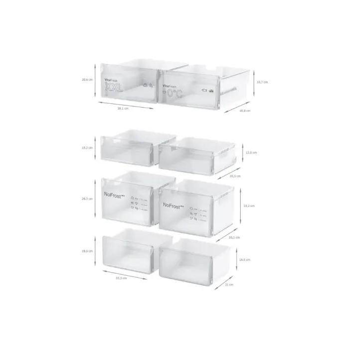 Bosch 4 Door Fridge Freezer Series 4 - Image 4