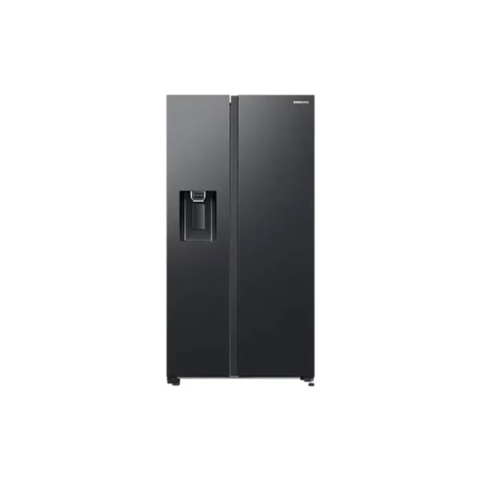 Samsung 617L Matt Black Side-By-Side Fridge RS64DG53R3B1FA