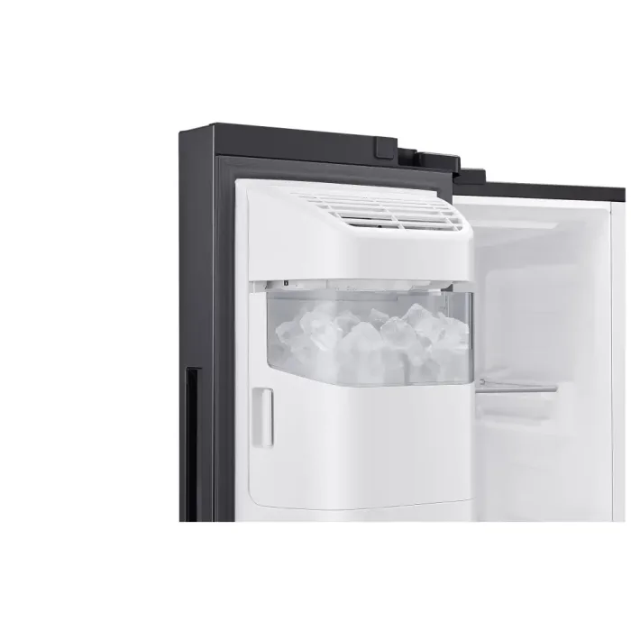 Samsung 617L Matt Black Side-By-Side Fridge RS64DG53R3B1FA - Image 4