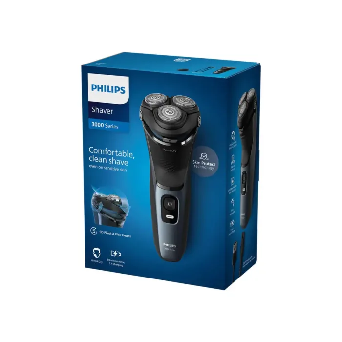 Philips 3000 Series Wet & Dry Electric Shaver S3144/00 - Image 2