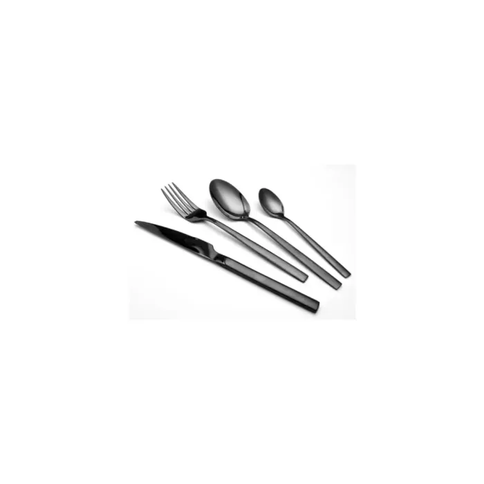Salton 16pce Cutlery Set Black SBC16