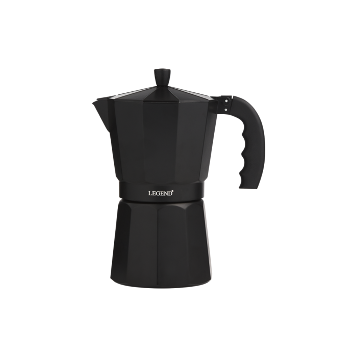 Legend Premium Moka Pot 12 cup Black 600492 - Image 2