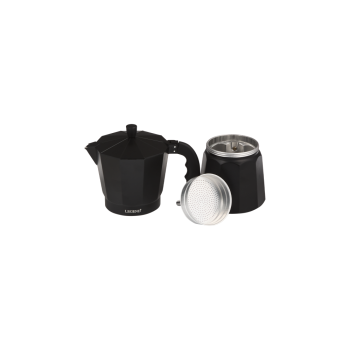 Legend Premium Moka Pot 12 cup Black 600492 - Image 3
