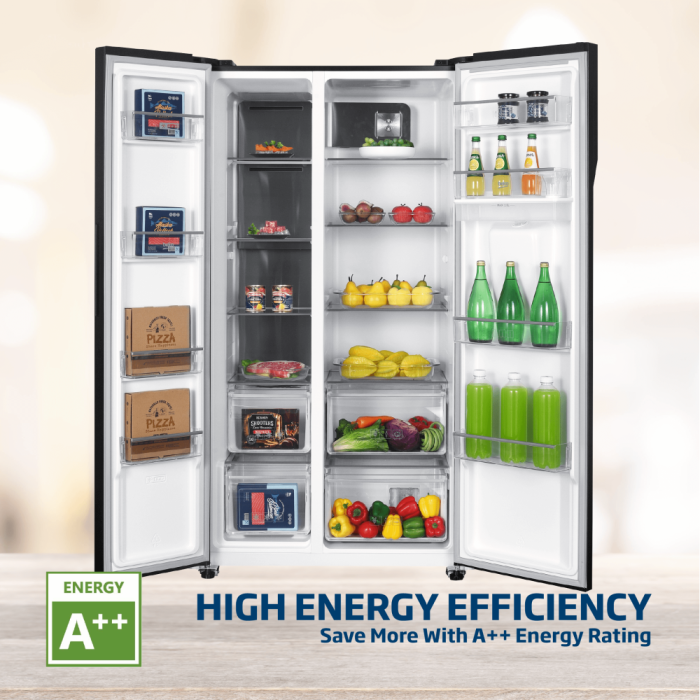 Beko 91cm Fridge Freezer GNO532B - Image 3