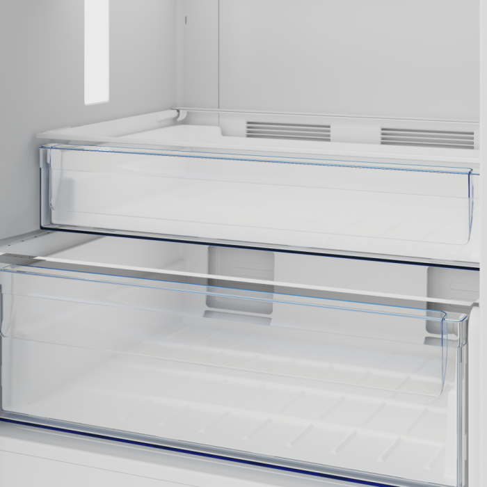 Defy Naturelight 450L Grey Combi Fridge - DAC705 - Image 8