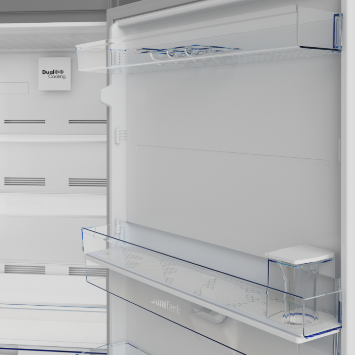 Defy Naturelight 450L Grey Combi Fridge - DAC705 - Image 4