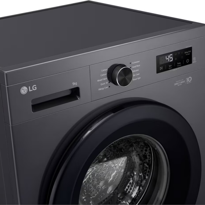 LG Front Loader Washing Machine 9kg - F2Y1VYP6J.AMBQESA - Image 3