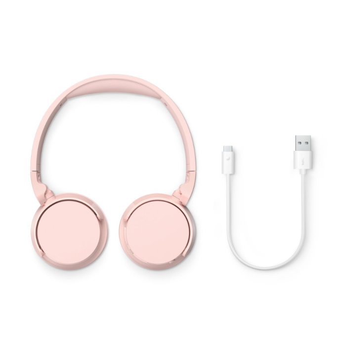 Philips TAH4209 BT On Ear Headphone with Mic (Pink) - CON000722 - Image 6