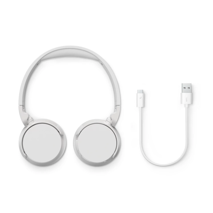 Philips TAH4209 BT On Ear Headphone with Mic (White) - CON000723 - Image 6