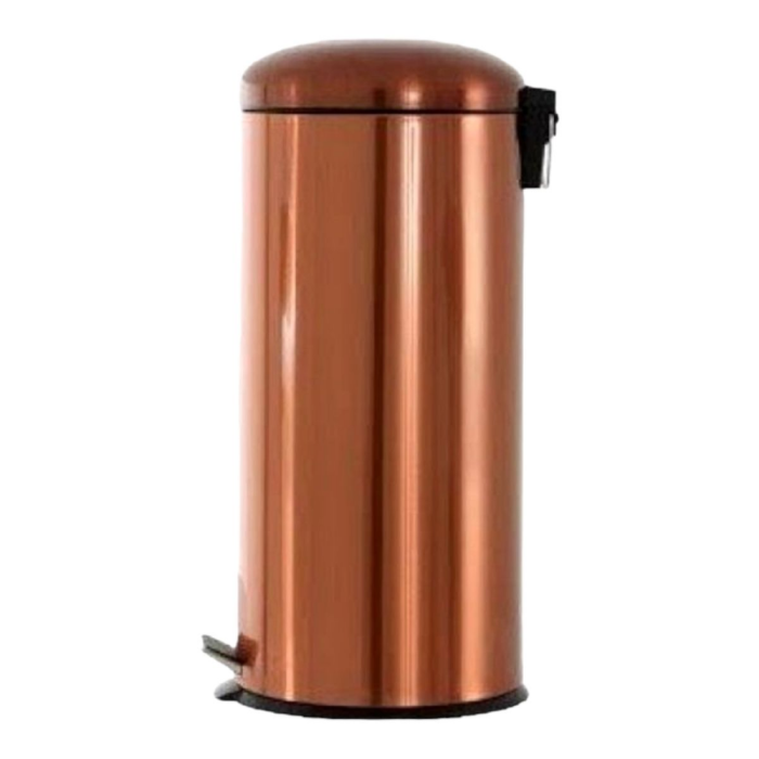 Royal Homeware Metallic Copper 30L Dustbin RHW005-30COPPER
